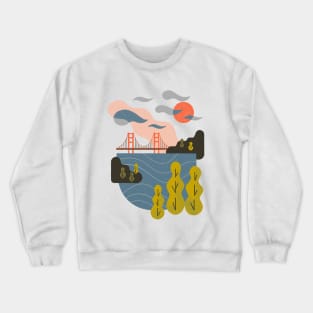 Bay Sunset Crewneck Sweatshirt